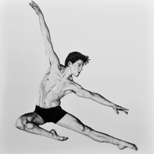Dominic North Principle ballet dancer to Matthew Bourne Ballet company created from nails by top UK artist Marcus Levine